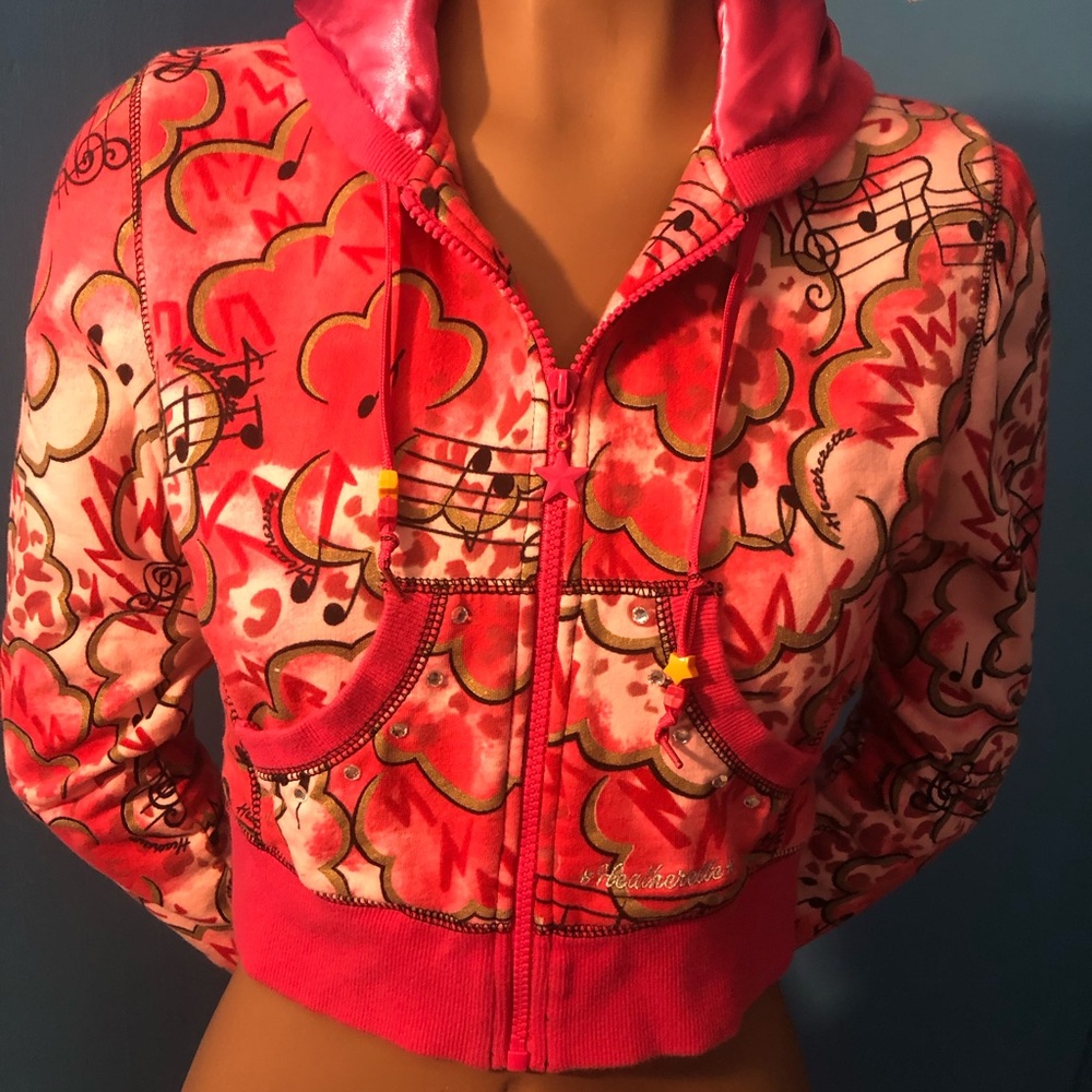 Heatherette Pink Hoodie